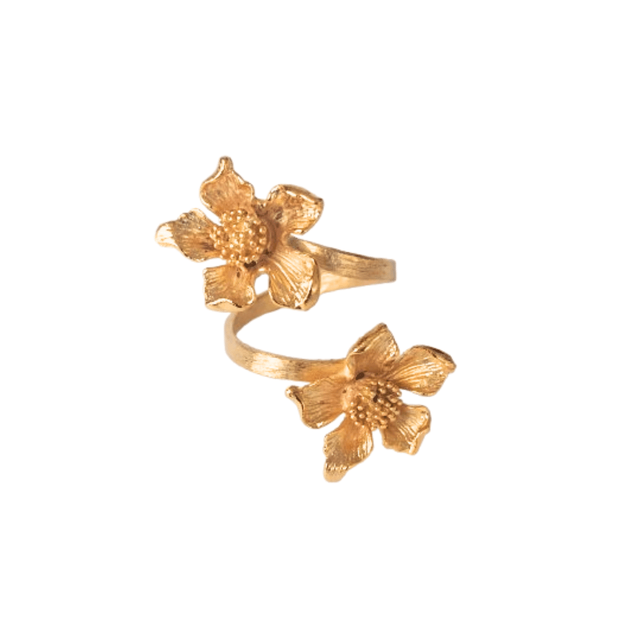 ANILLO FLOR DOBLE BRYONIA - Imagen 2