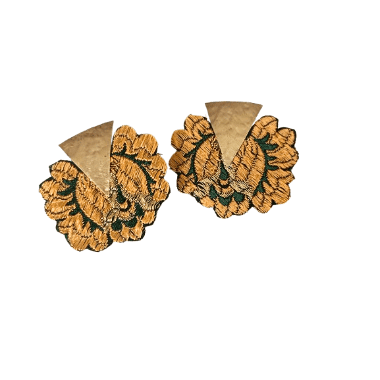 PENDIENTES VERSO OCRE - Imagen 2