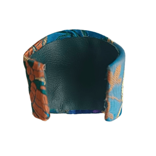 BRAZALETE DAMASCO AZUL TURQUESA - Imagen 3