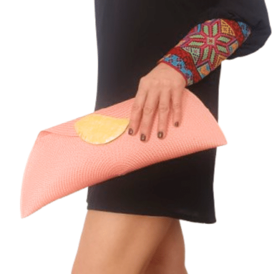 BOLSO BAGUETTE ROSA FLAMENCO - Imagen 2