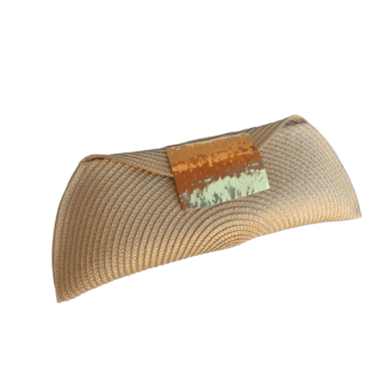 BOLSO BAGUETTE AMARILLO OCRE DORÉ - Imagen 2