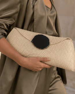 BOLSO BAGUETTE DUNA NEGRA
